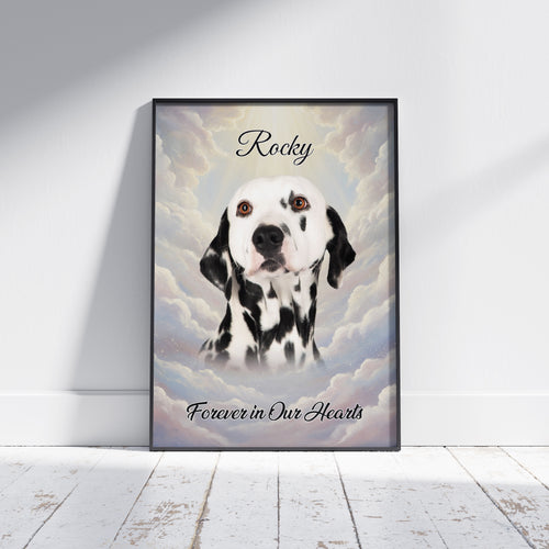 Angel Pet Memorial Portrait

Minnesporträtt för Husdjur