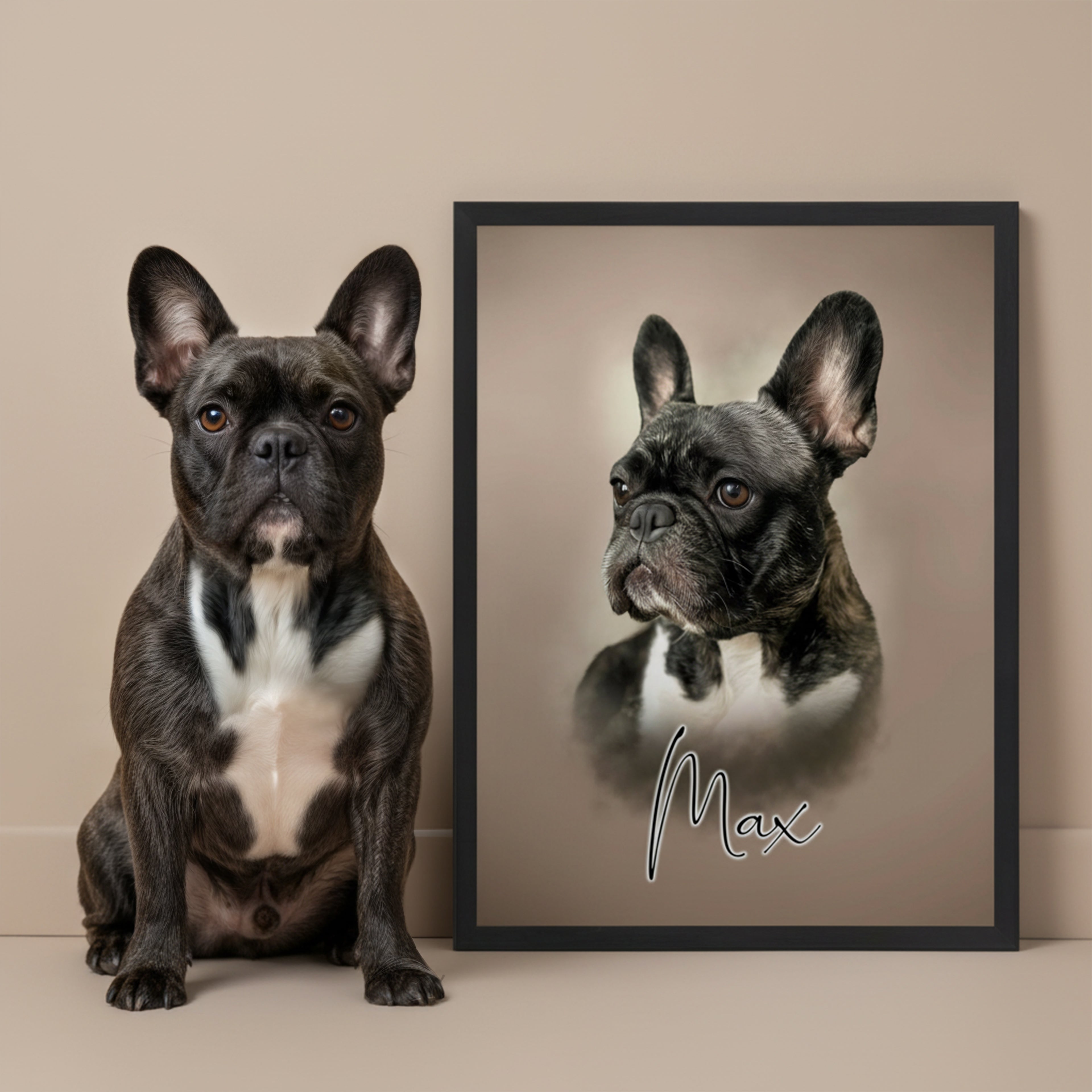 Enkelt Klassiskt – Klassiskt Husdjursporträtt 