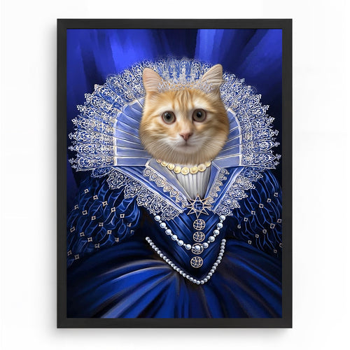 Blå Regency – Kungligt Husdjursporträtt