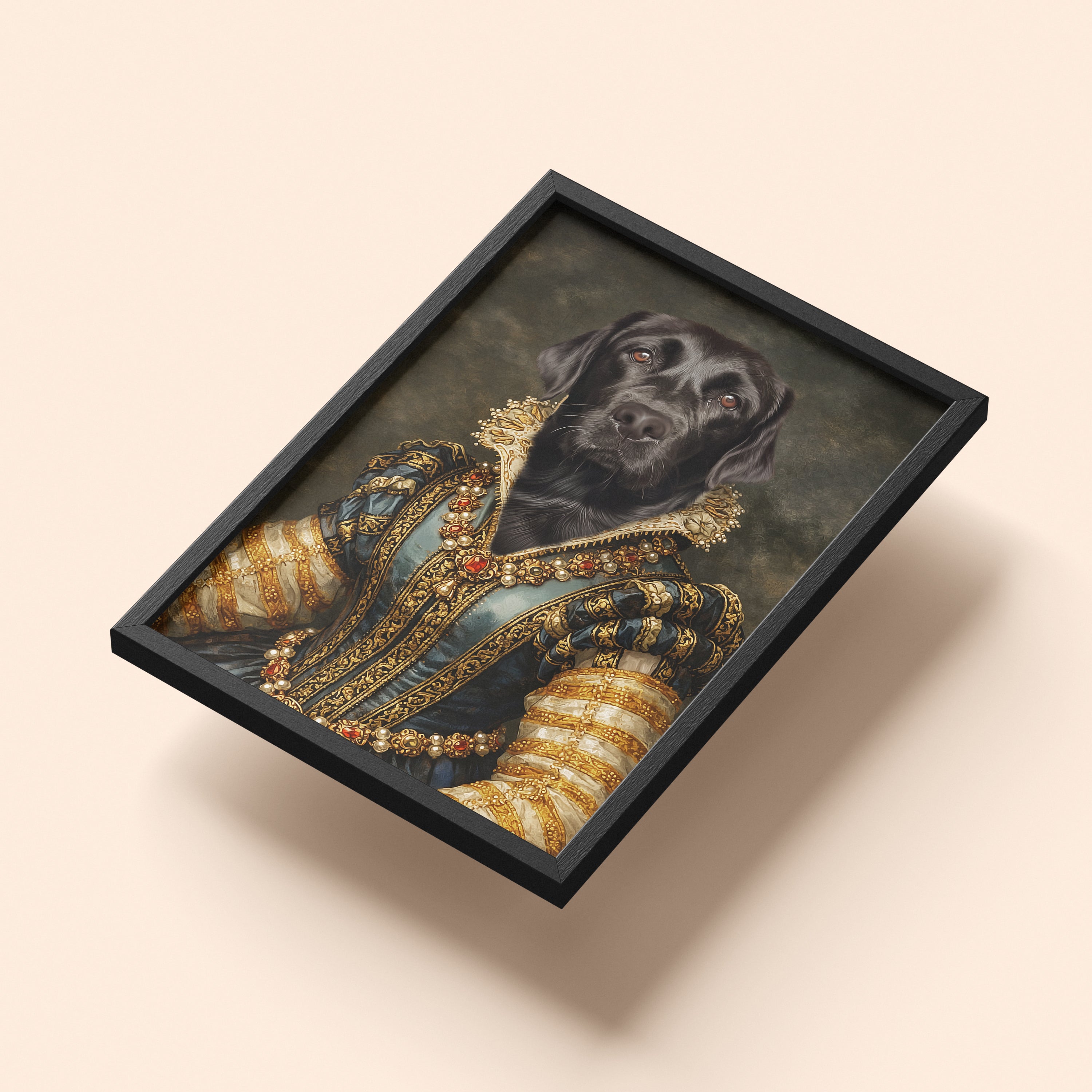 Golden Prestige – Royal Pet Portrait	Gyllene Prestige – Kungligt Husdjursporträtt