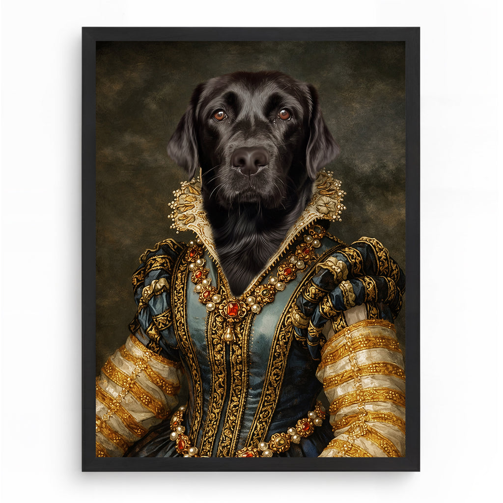 Golden Prestige – Royal Pet Portrait	Gyllene Prestige – Kungligt Husdjursporträtt