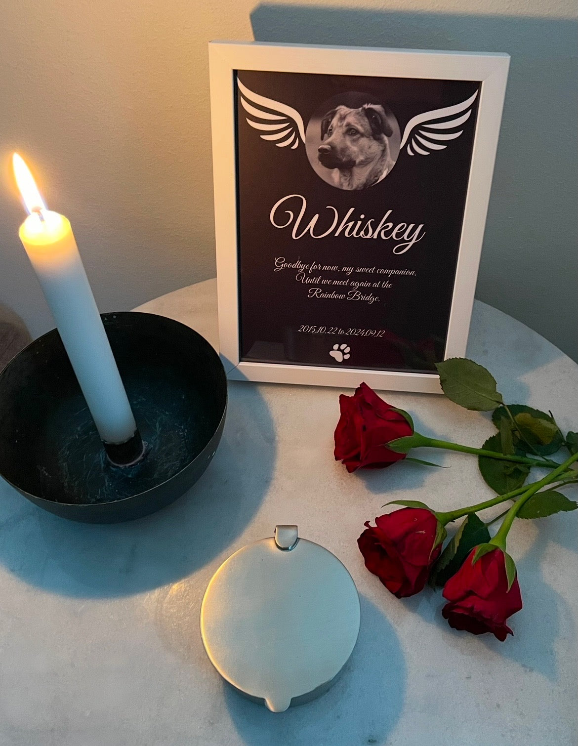 Personalized Pet Memorial Poster

Personlig Minnestavla för Husdjur
