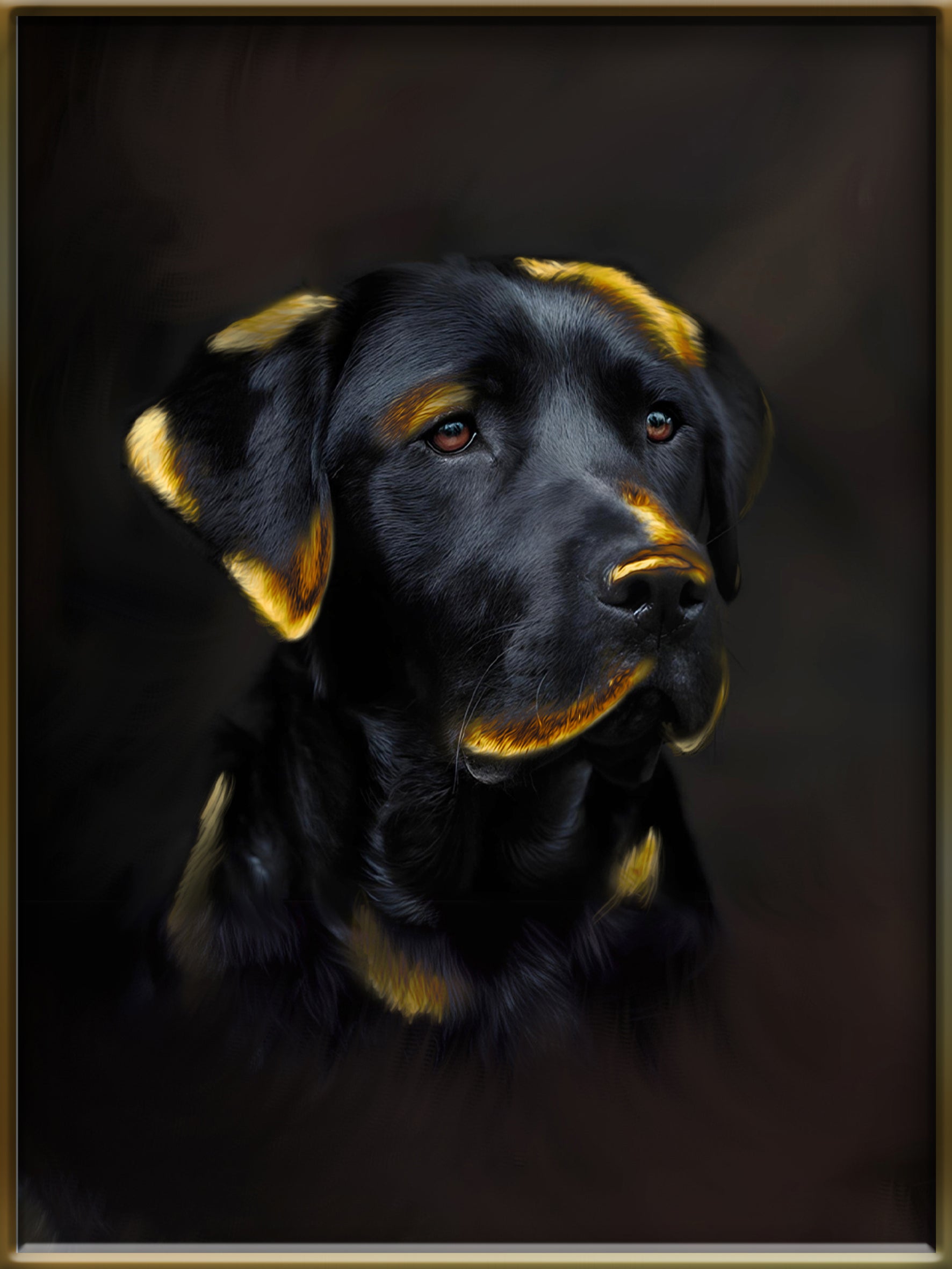 Luxury Pet Portrait Gold

Lyxigt Husdjursporträtt guld