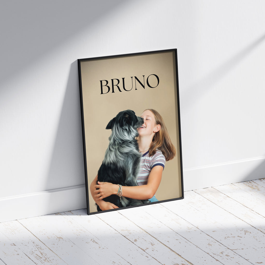 Minimalist Pet & Owner Portrait

Minimalistiskt Porträtt av Person & Husdjur