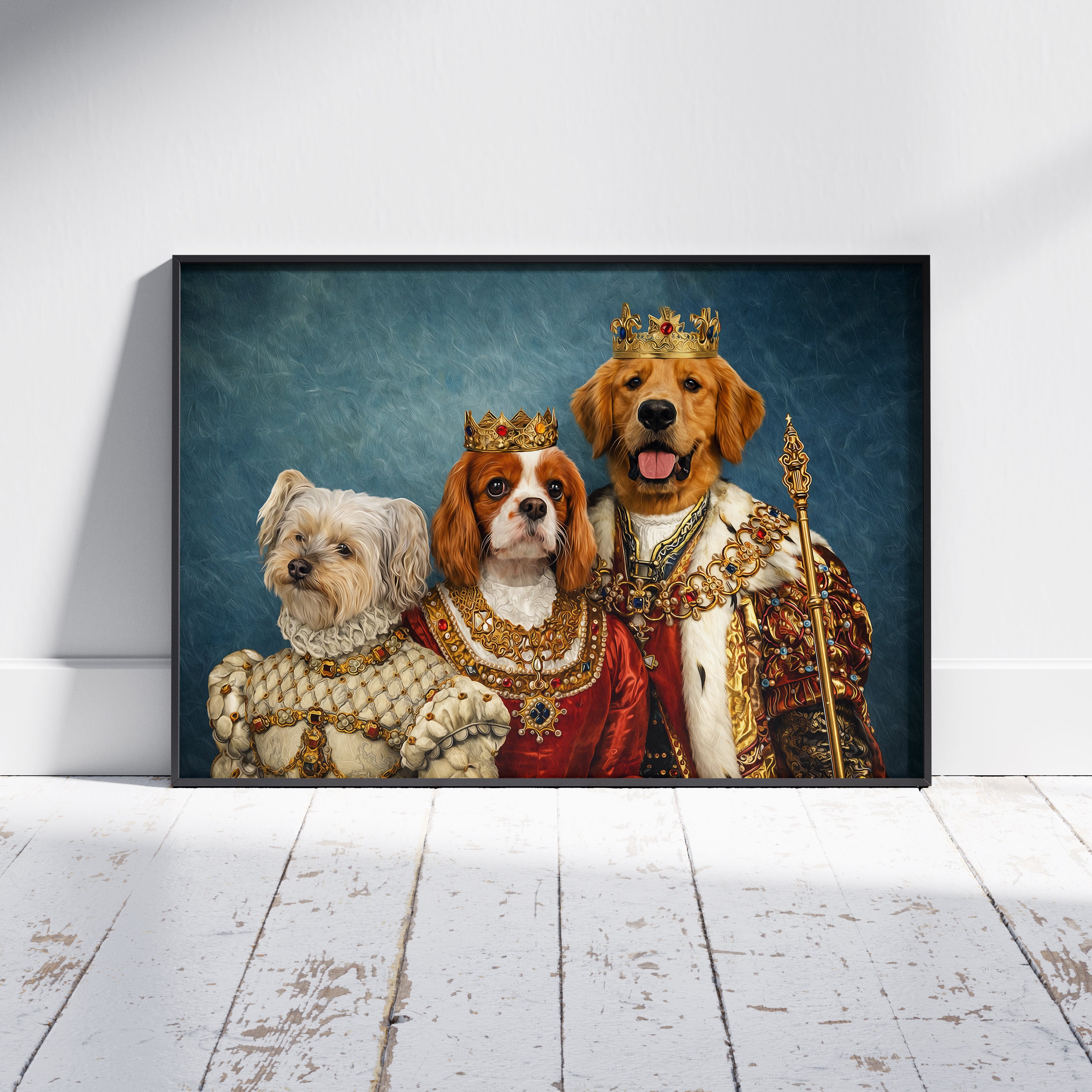 The Royal Family – Multi Pet Portrait	Den Kungliga Familjen – Husdjursporträtt för Flera