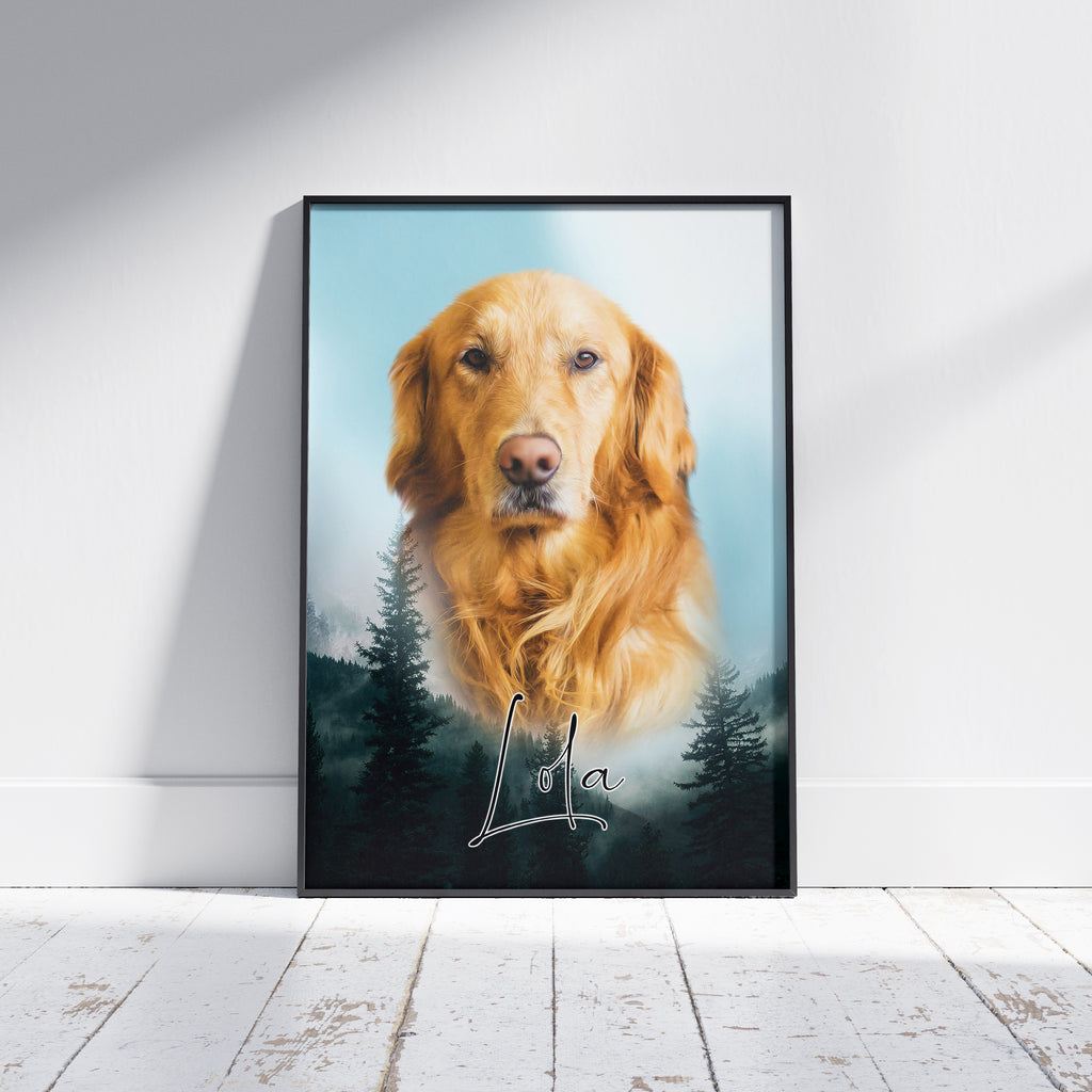 Nature Pet Portrait Winter 

Husdjursporträtt i Naturstil vinter