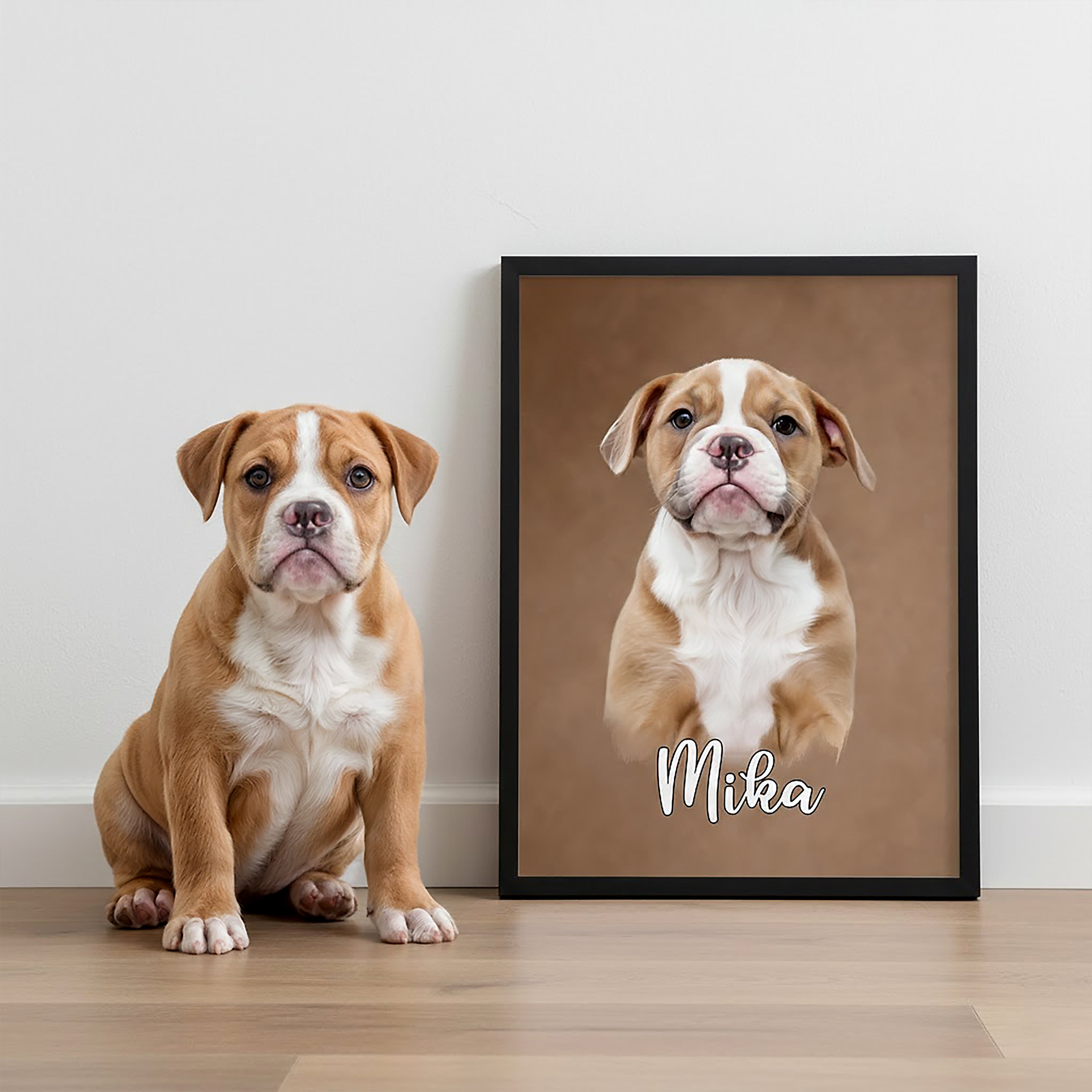 Mjuk Studiostil – Premium Husdjursporträtt