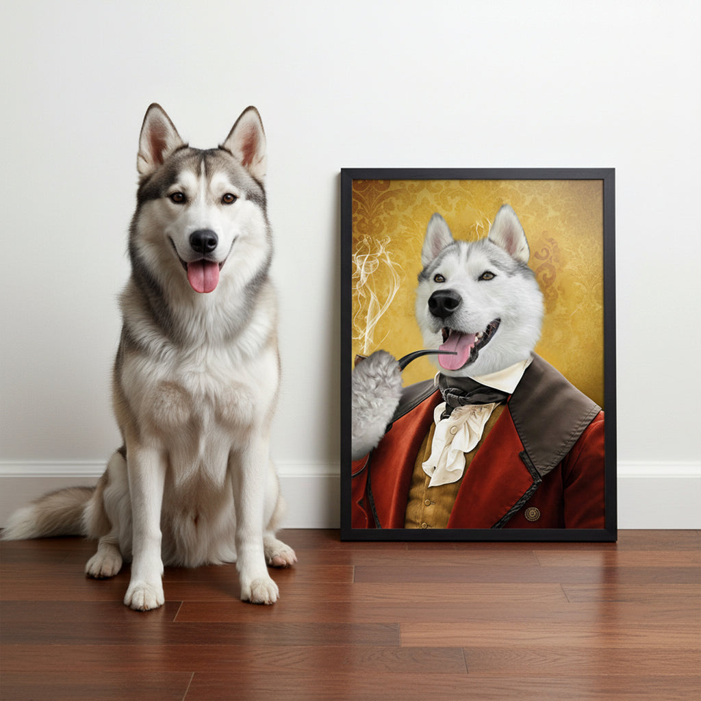 The Gentleman – Royal Pet Portrait	Gentlemannen – Kungligt Husdjursporträtt
