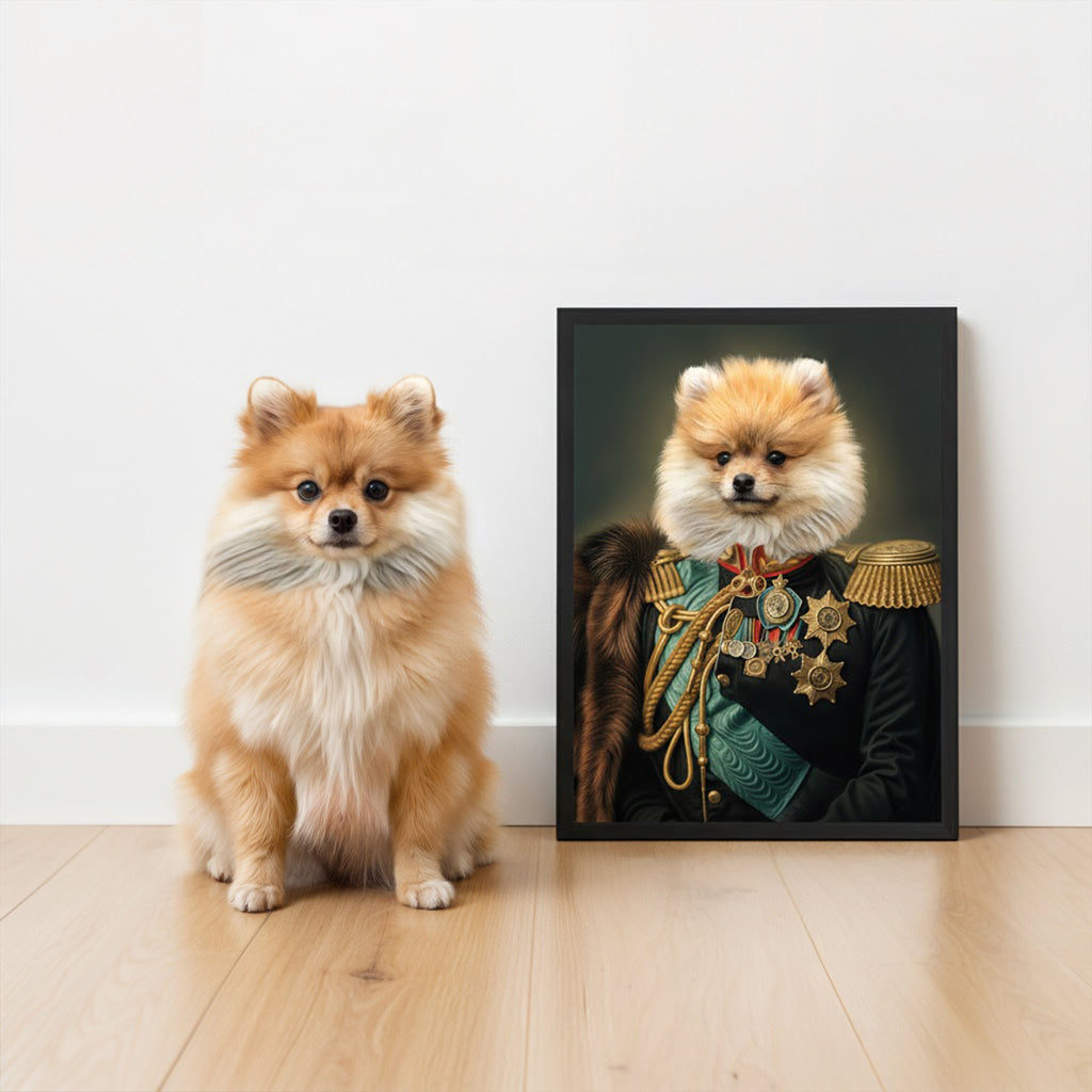 Distinguished Rank – Royal Pet Portrait	Utmärkt Rang – Kungligt Husdjursporträtt