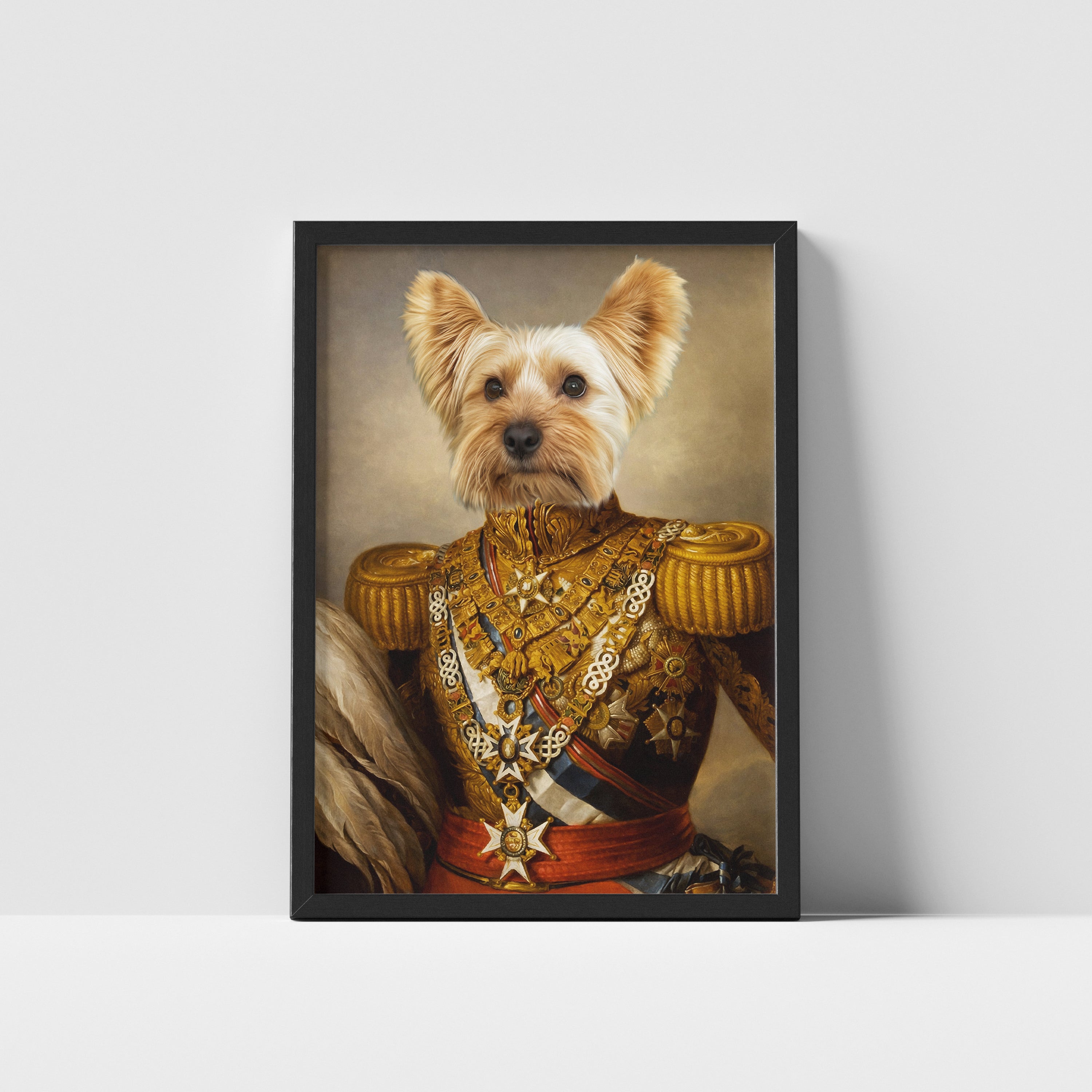 Established Rank – Royal Pet Portrait	Etablerad Rang – Kungligt Husdjursporträtt