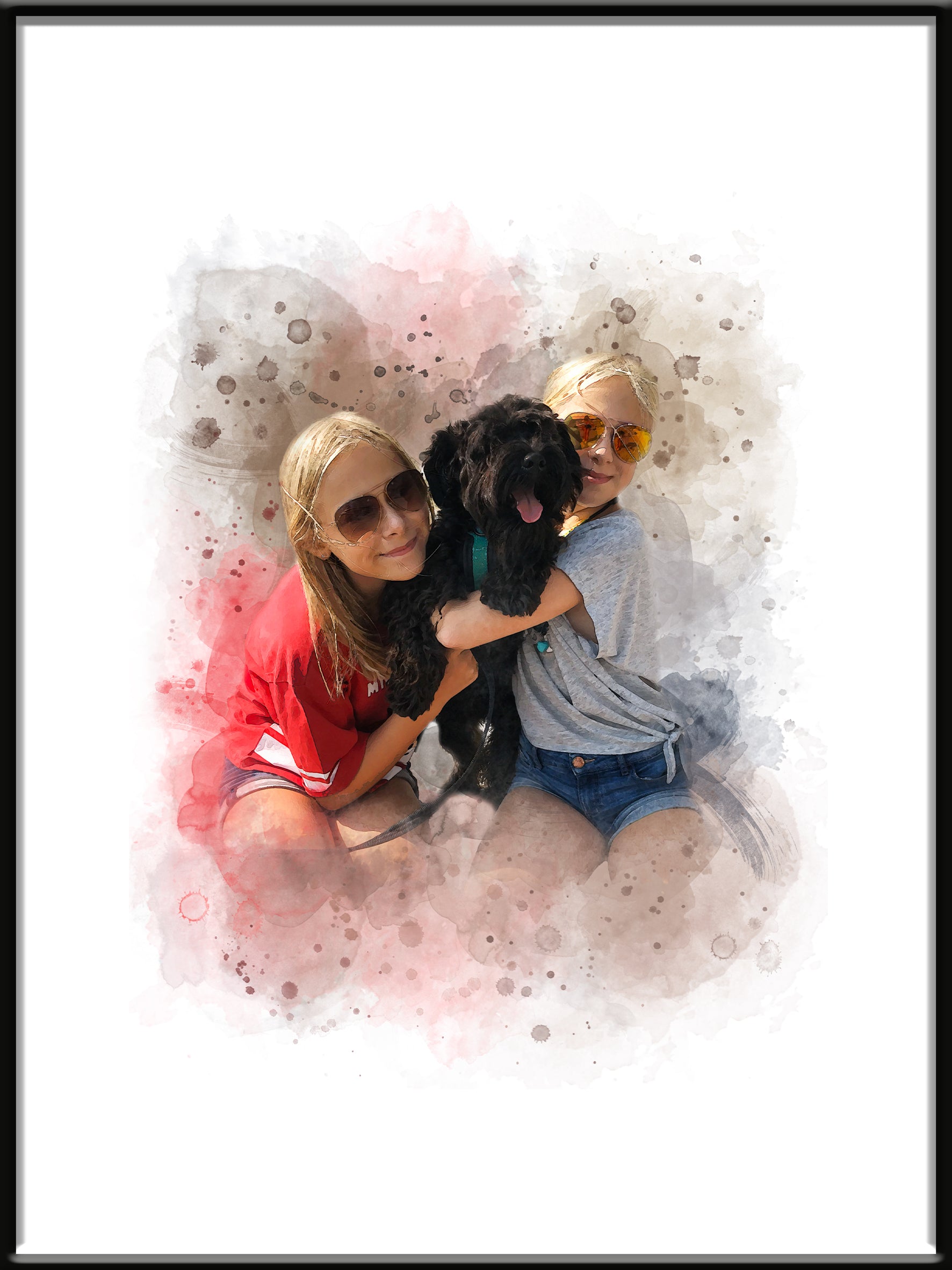 Watercolor Pet & Owner Portrait

Akvarellporträtt av Person & Husdjur