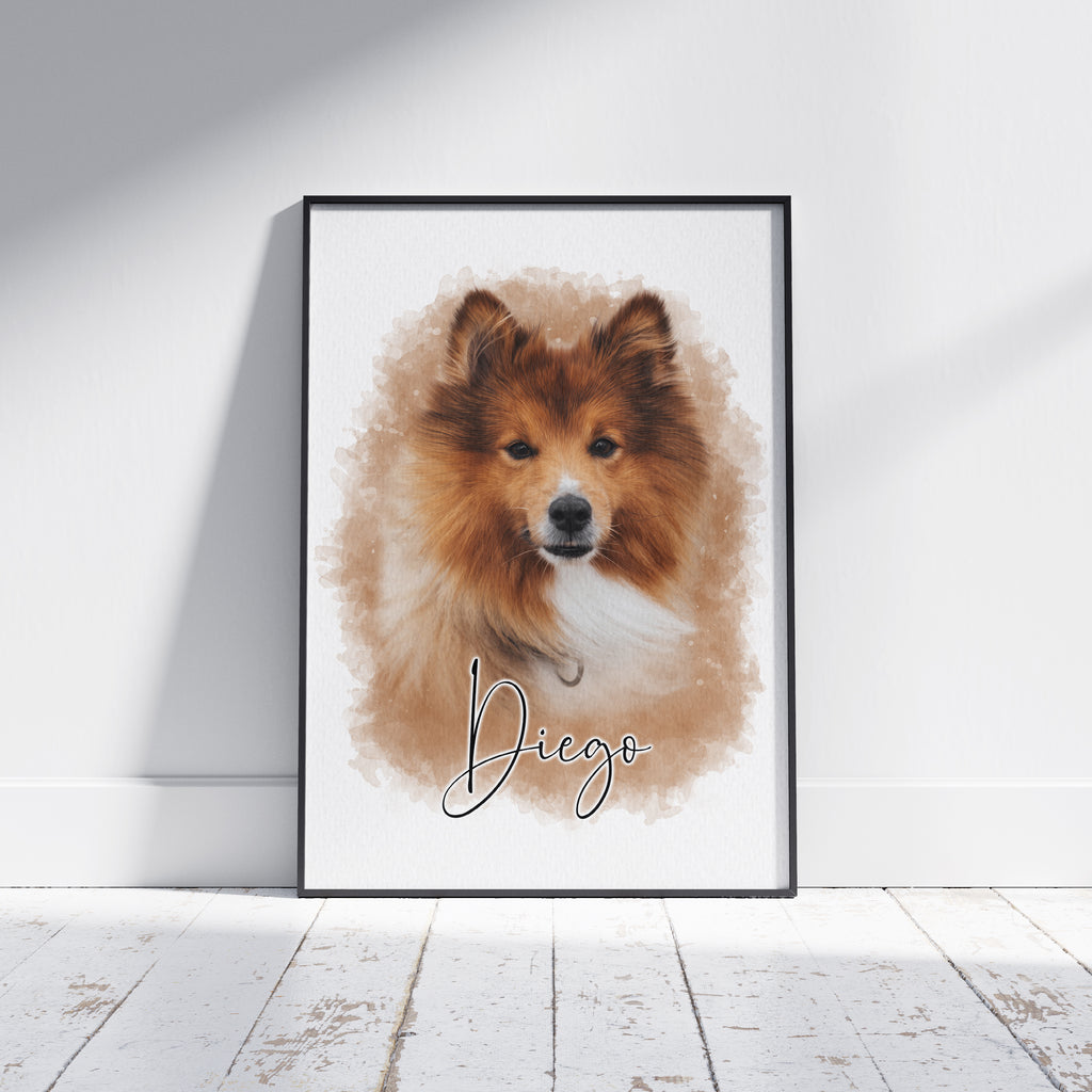 Watercolor Pet Portrait 

Akvarell Husdjursporträtt