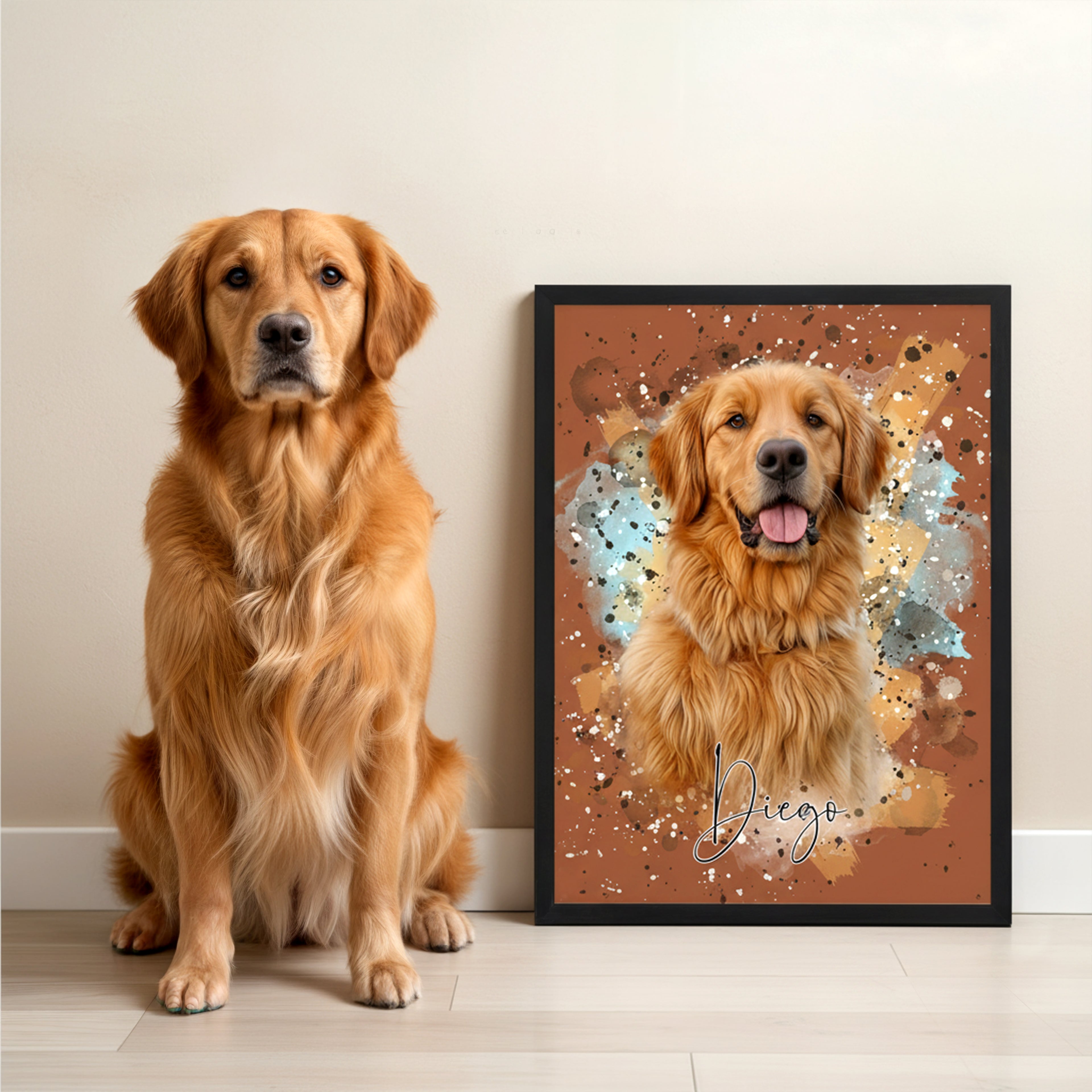 Artistic Watercolor Pet Portrait

Konstnärligt Akvarell Husdjursporträtt