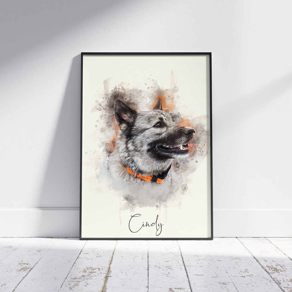 Watercolor Pet Portrait 

Akvarell Husdjursporträtt